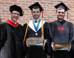 Dr. Eion King with medalists Paul and Vincent